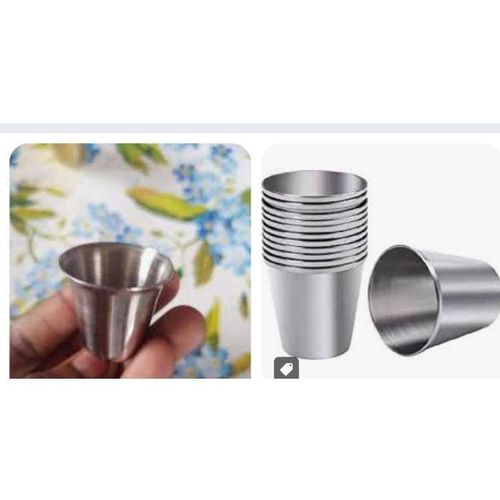 6PCS Holy Communion Stainless Cups to Serve Wine