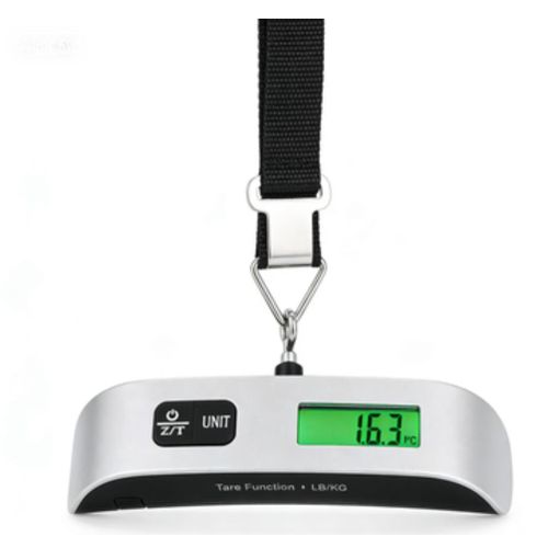 Digital Luggage Scale – 50kg/110lb Capacity with Backlit LCD, Portable & Accurate