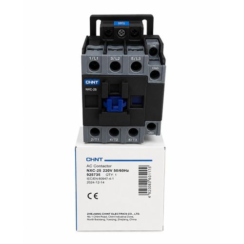 CHINT NXC-25 AC Contactor (220V Coil) – Reliable Electrical Control Switch
