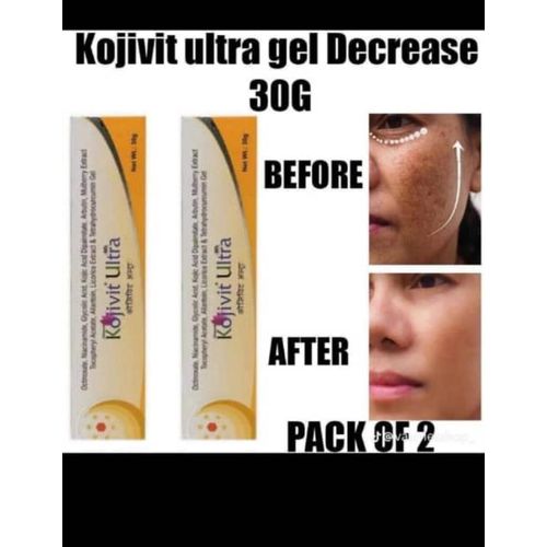 Kojivit Ultra Gel Tube For Dark Spots, Sunburn And Hyperpigmentation 30g