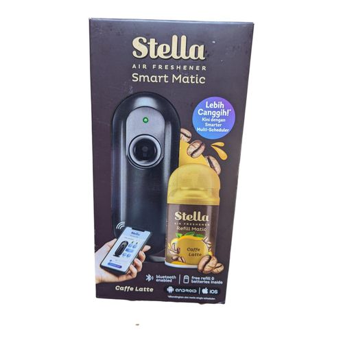 Stella Air Freshener Smart Matic machine with Refill(Secret Caffe Latte scent)