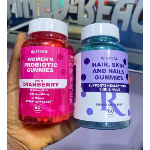 Women’s Probiotic Gummies & Hair, Skin & Nails Gummies