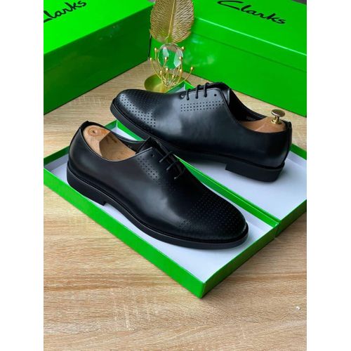 High Quality Original Black Breathable Leather Shoe For Men With Choice