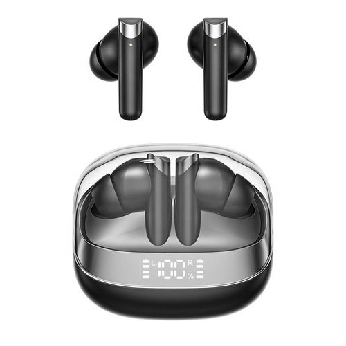 Oraimo M83 ENC Wireless Earbuds BT5.3 Stereo Sports Earphones Noise Reduction Headset LED Digital Display Headphones M83 Bluetooth Headphone Earbuds Wireless Headset Earphone Aírpods Ideal for Music, Sports, gaming and Running