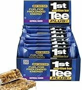 1st Tee PLUS+ Oatmeal Raisin bars made with Natural Ingredients Breakfast Bars | Best Oatmeal Bar...