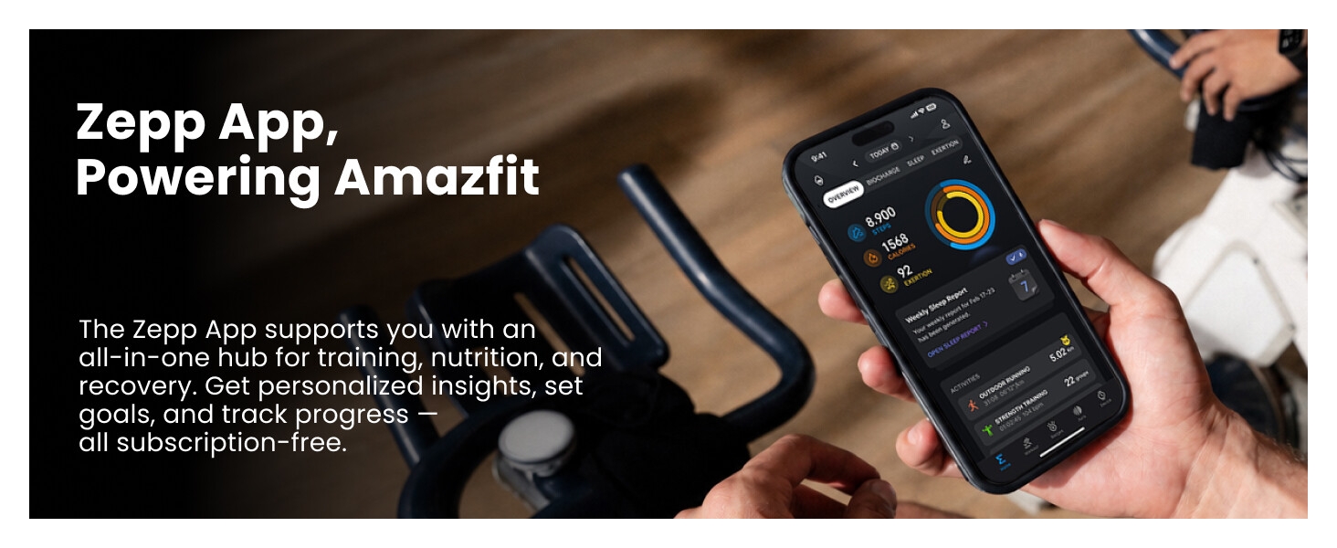 Zepp App, Powering Amazfit