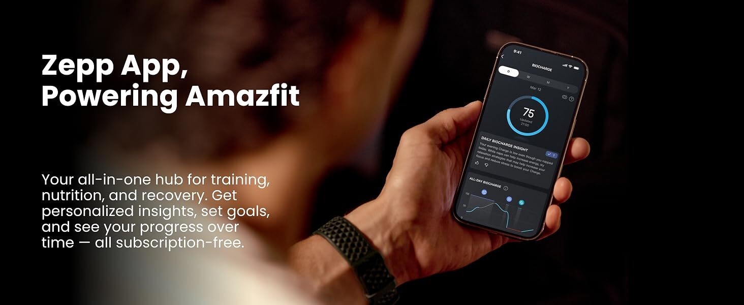 Zepp App. Powering Amazfit