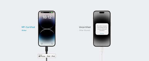 87Ea058E 5953 46D7 9F1D Anker ≪Ul≫ ≪Li≫≪Strong≫Fast Charging: ≪/Strong≫Compatible With Power Delivery Fast Charging To Charge Your Iphone, Ipad, Or Any Other Lightning Device At Its Maximum Possible Speed. Note: Requires A Compatible Power Delivery High-Speed Charger.≪/Li≫ ≪Li≫≪Strong≫High Quality: ≪/Strong≫Guaranteed Quality Materials And Proven Through Internal Testing To Withstand Holding Up To 80 Kg Without Breaking And Lifespan Up To 12000 Times.≪/Li≫ ≪Li≫≪Strong≫Apple Certification: ≪/Strong≫Mfi Certified For Flawless Compatibility With Apple Lightning Devices, Ensuring The Highest Possible Charging Speeds.≪/Li≫ ≪Li≫≪Strong≫Universal Compatibility: ≪/Strong≫This Usb-C To Lightning Cable Compatible With All Lightning Devices Phone Tablet.≪/Li≫ ≪/Ul≫ ≪Div Class=&Quot;Flex-Img-Box&Quot;≫ ≪Div Class=&Quot;Img-Boxlist&Quot;≫ &Nbsp; ≪/Div≫ ≪/Div≫ Anker 322 Usb-C To Lightning Cable Anker 322 Usb-C To Lightning Cable Black (6Ft Braided) 1.8M - A81B6H11