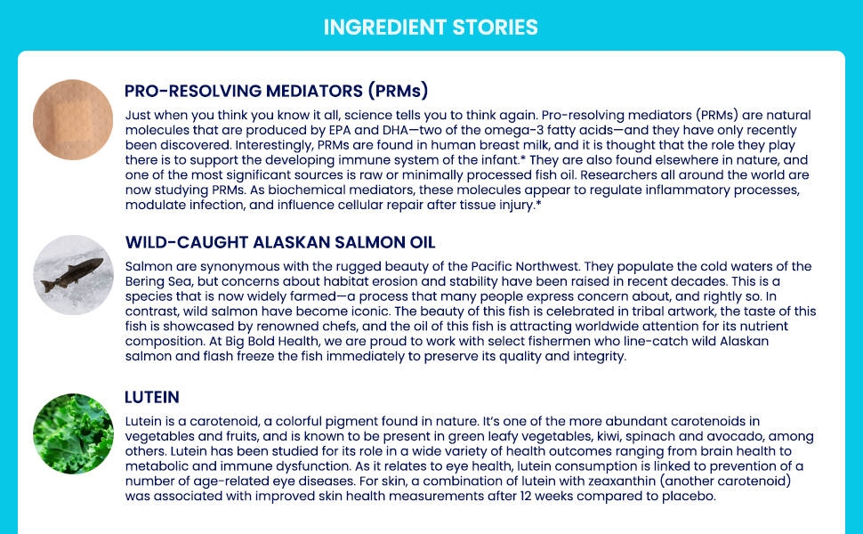 Skin & Ey Health Ingredients