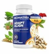 Adaptogen Blend for Cortisol Support, w/ Ashwagandha, L-Theanine, Bacopa, Rhodiola | Adapt Align