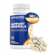 Support Minerals Supplement with Chelated Zinc, Copper, Calcium, Magnesium, Boron, Iodine
