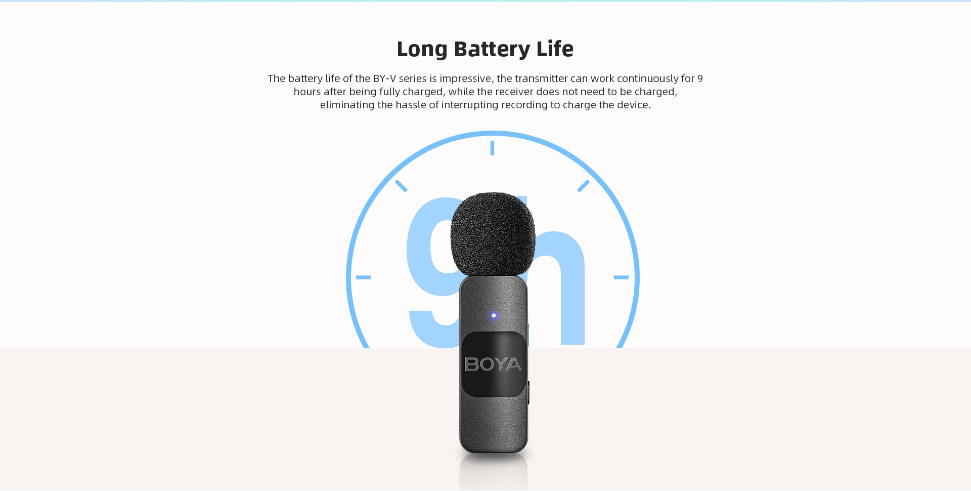 boya v wireless microphone