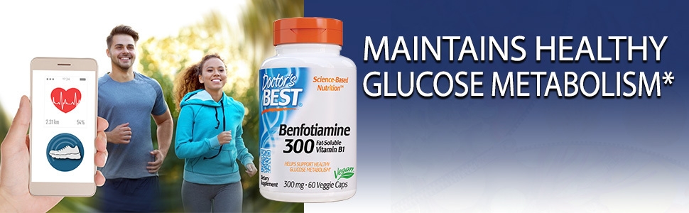 Benfotiamine 300 glucose metabolism vitamin b1blood glucose oxidative stress