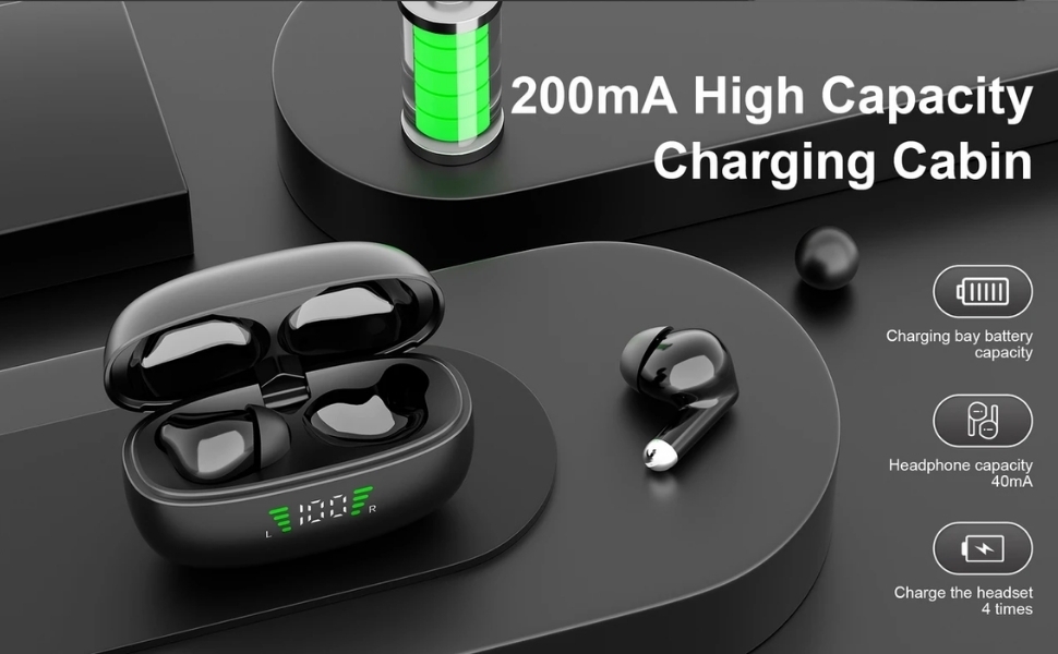 Wireless Bluetooth earbuds