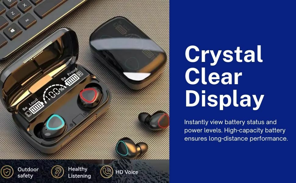 comfortable sleep earbuds with ENC mic and deep bass sound