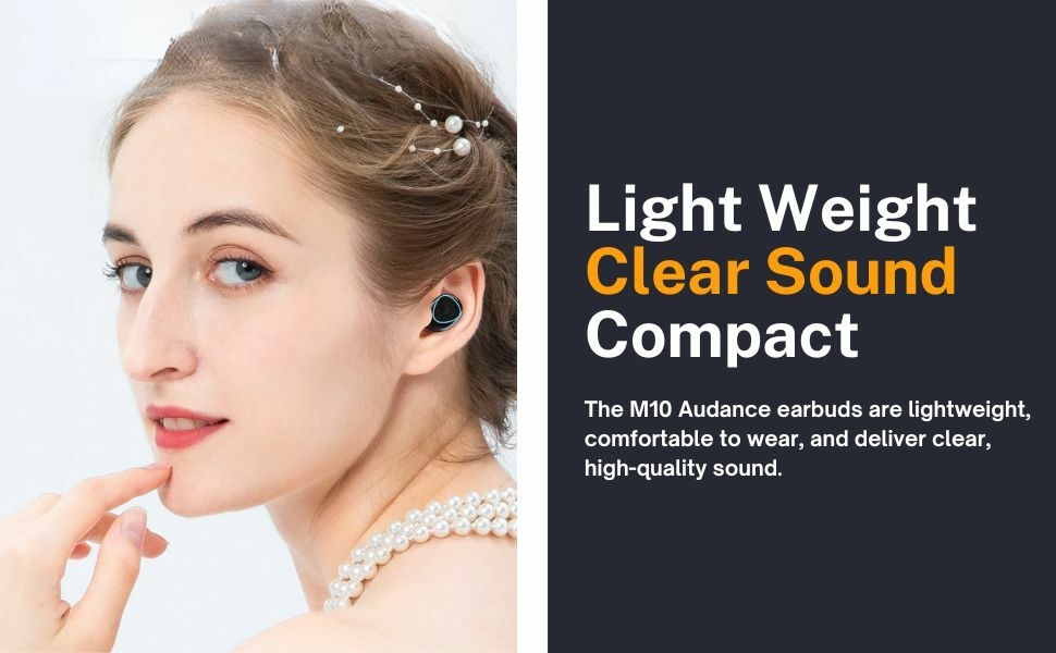 bluetooth earbuds for sleeping with comfortable fit and stereo sound