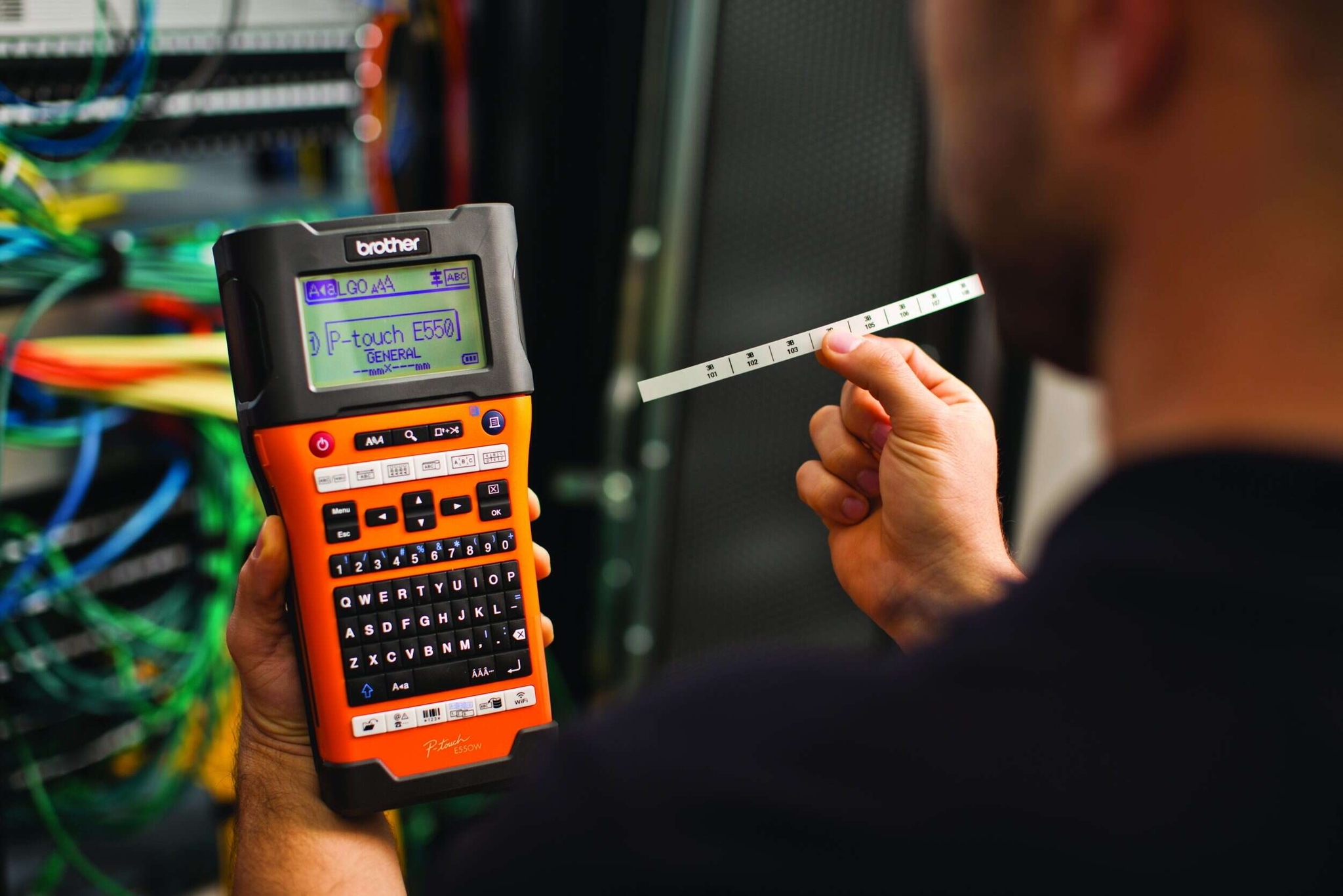 Product Test: Brother PT-E550W Handheld Labelling Machine - Professional Electrician