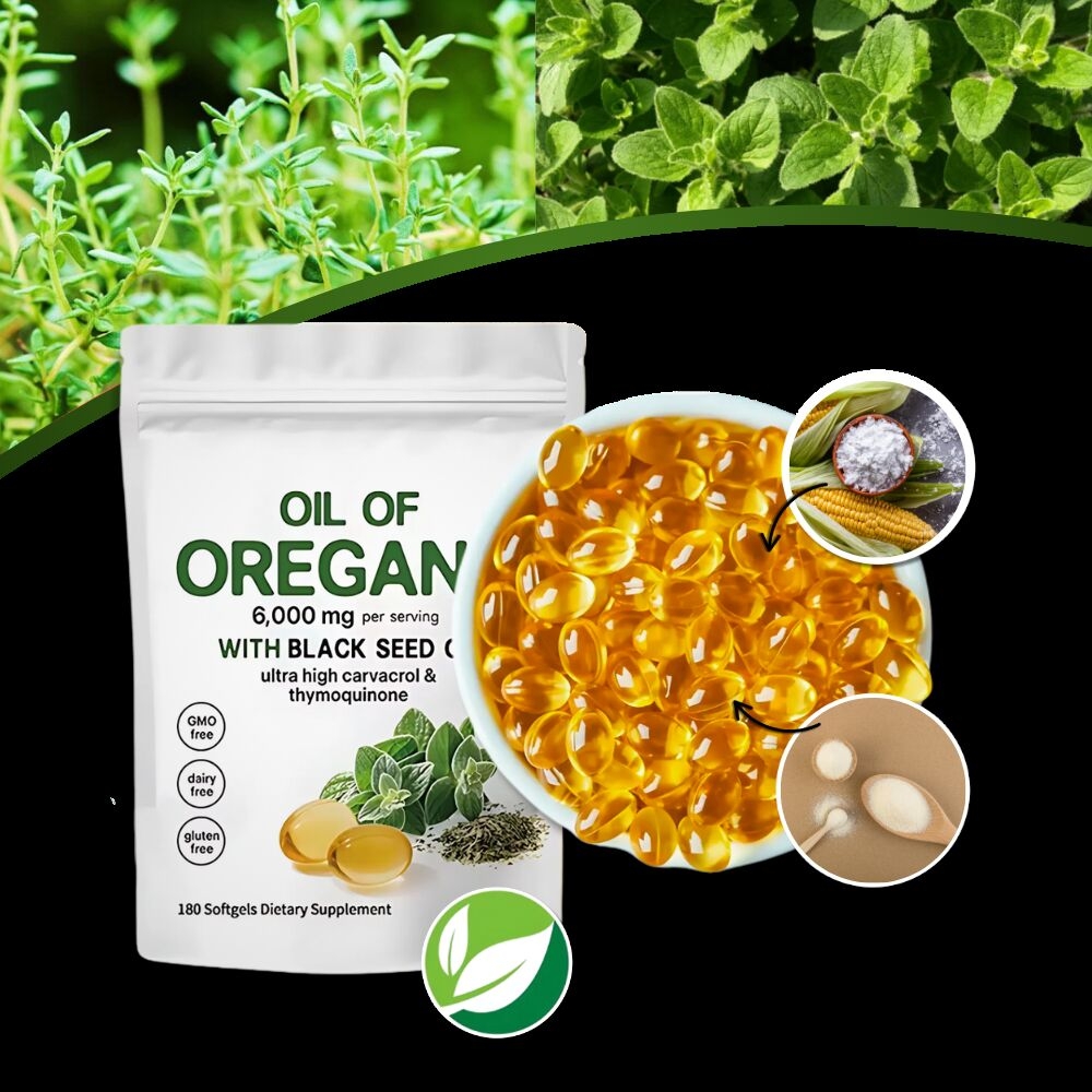 Oregano Immunity Softgels - Pure Wellness from Nature - Ozerty
