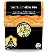 Buddha Teas Organic Sacral Chakra Tea - OU Kosher, USDA Organic, CCOF Organic, 18 Bleach-Free Tea...