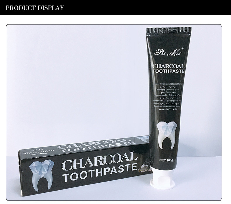 PEIMEI Chinese Tooth Care Oral Cavity Fresh 3D Whitening Natural Herbal Vegan Charcoal Toothpaste