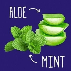FORMULATED WITH ALOE AND MINT