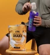 CTRL Meal Replacement Shake with Real Cereal Pieces – Cinnamon Toast - 15 Servings Packed with Es...