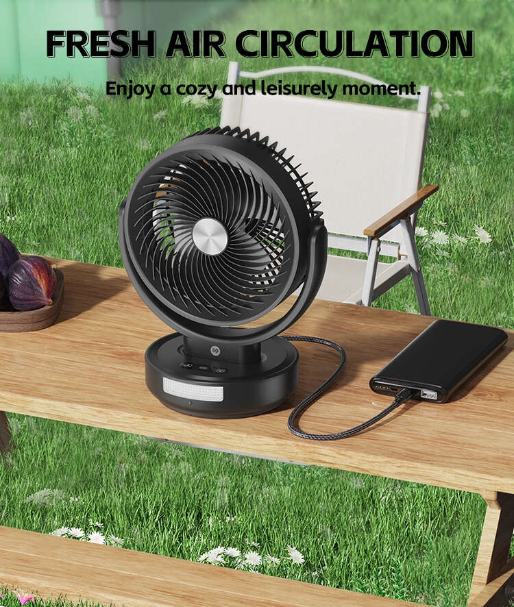 DP-7643 5.5 Inch Rechargeable Table Fan with Remote Control 4