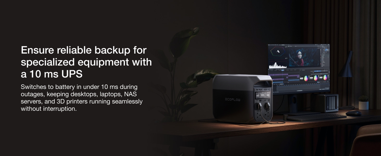 a printer on a table with a plant in the background.