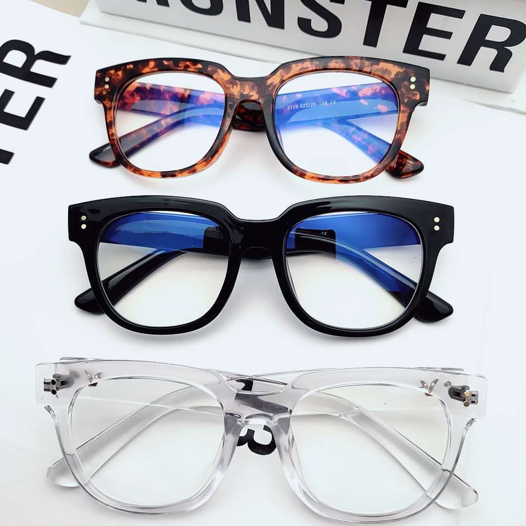 2020 New Arrivals Fashion Retro Unisex Transparent Glasses Frames Anti Blue Light Eyeglasses Frames