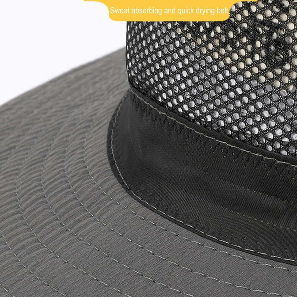 Xmarks Waterproof Bucket Hat for Women Men Outdoor Quick Dry Sun Hat Lightweight Fisherman Cap Black