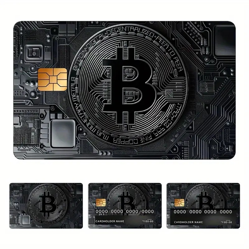 circuit board   pattern sticker set technology   4   durable privacy stickers made of pvc material suitable for credit cards transportation cards debit cards keys etc Product details 0