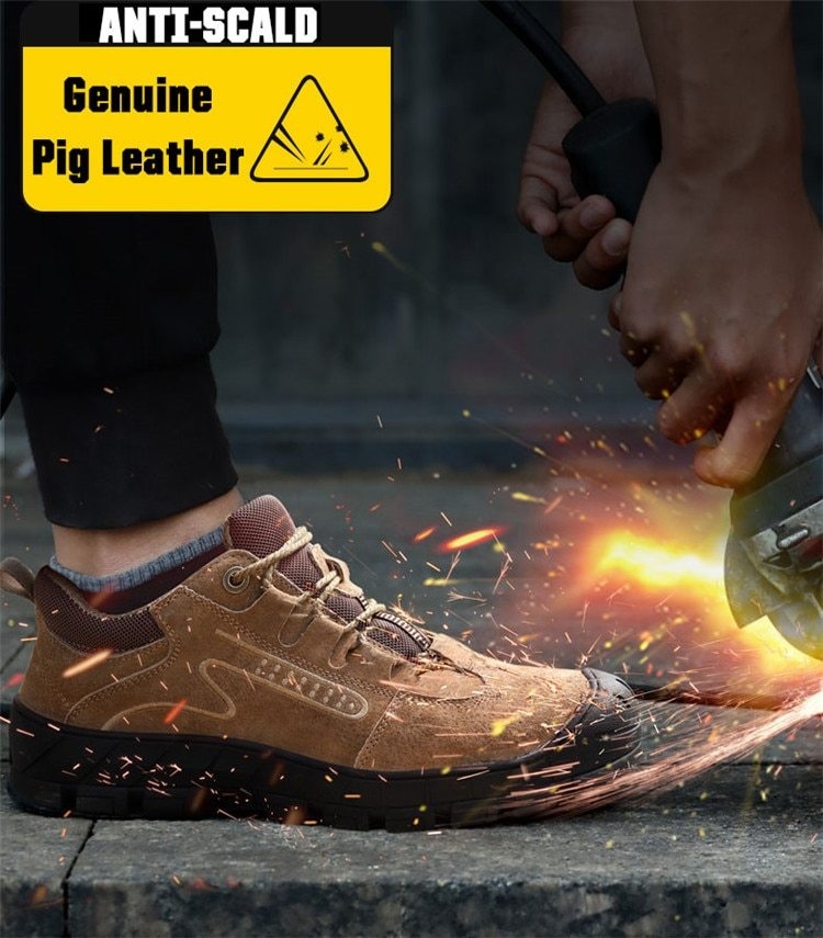 Fashion Safety Shoes With Steel Toe Cap Hiking Shoes Work Shoes | Jumia ...