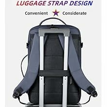 Travel laptop backpack USB charging port Men's business laptop backpack  PU laptop backpack