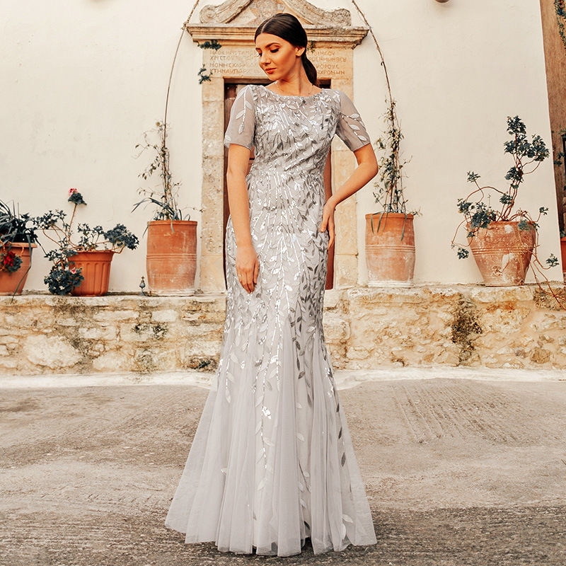 Fashion Plus Size Long Evening Dinner Formal Gown Party Maxi Dresses