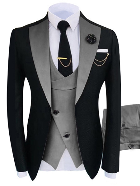 Fashion Costume Homme Popular Clothing Party Stage Men's Suit Groomsmen ...