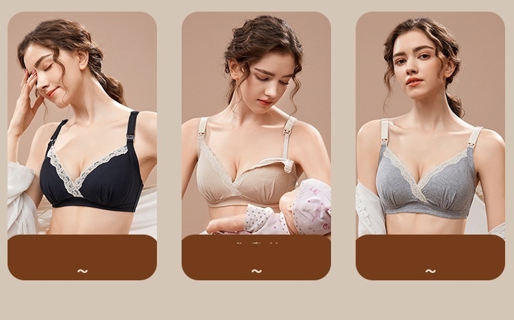 Details of Cotton Thin Maternity Nursing Bra Intimate Clothes For Pregnant  Women Brazier