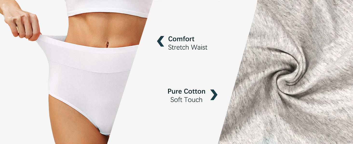 voenxe Women's Cotton Underwear