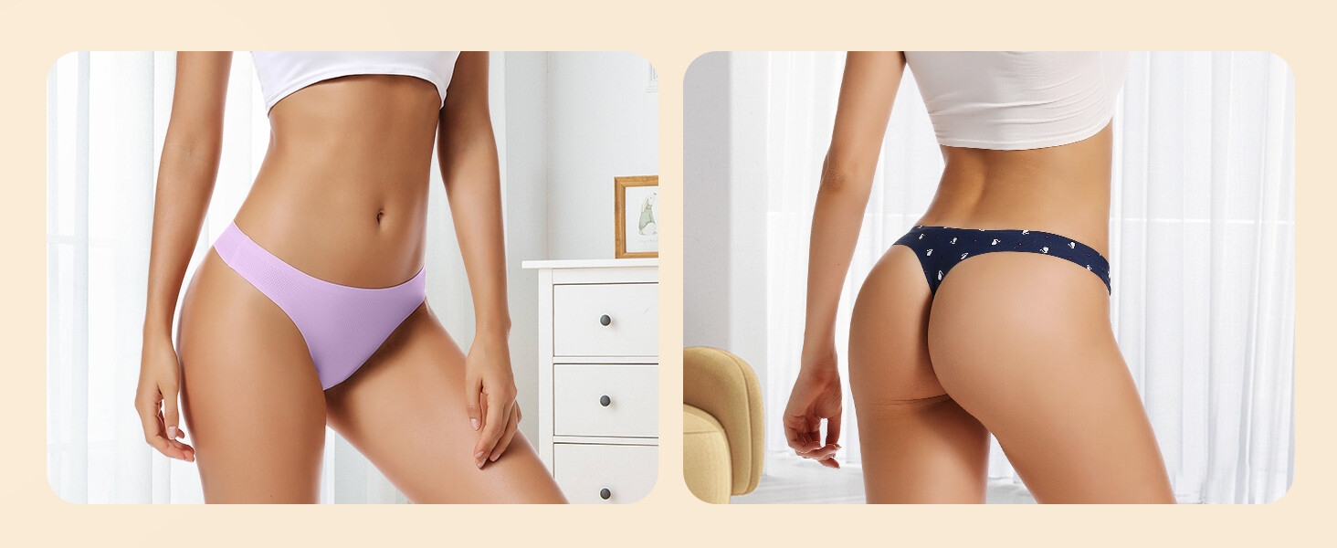 seamless women thong underwear