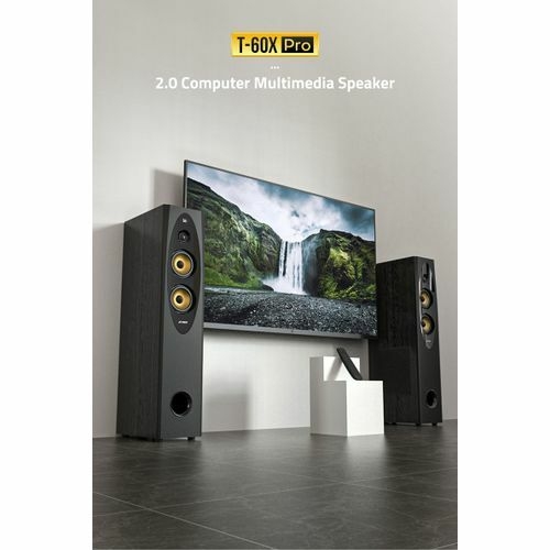 product_image_name-F&D-T-60X Pro Tower Power 240 W Bluetooth Tower Speaker USB,AUX,OPTICAL,TOUCH SCREEN-2