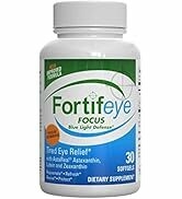 Fortifeye Focus Eye Care Supplement | Triple Carotenoid Including Astaxanthin, Lutein, and Zeaxan...