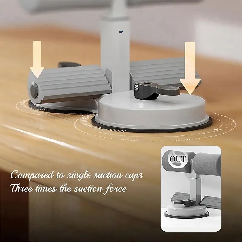 easy glide sit up aid with dual suction cups home fitness abdominal muscle trainer non seasons details 5