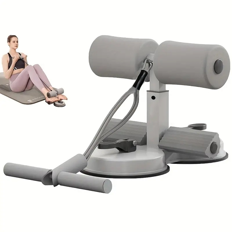 easy glide sit up aid with dual suction cups home fitness abdominal muscle trainer non seasons details 0