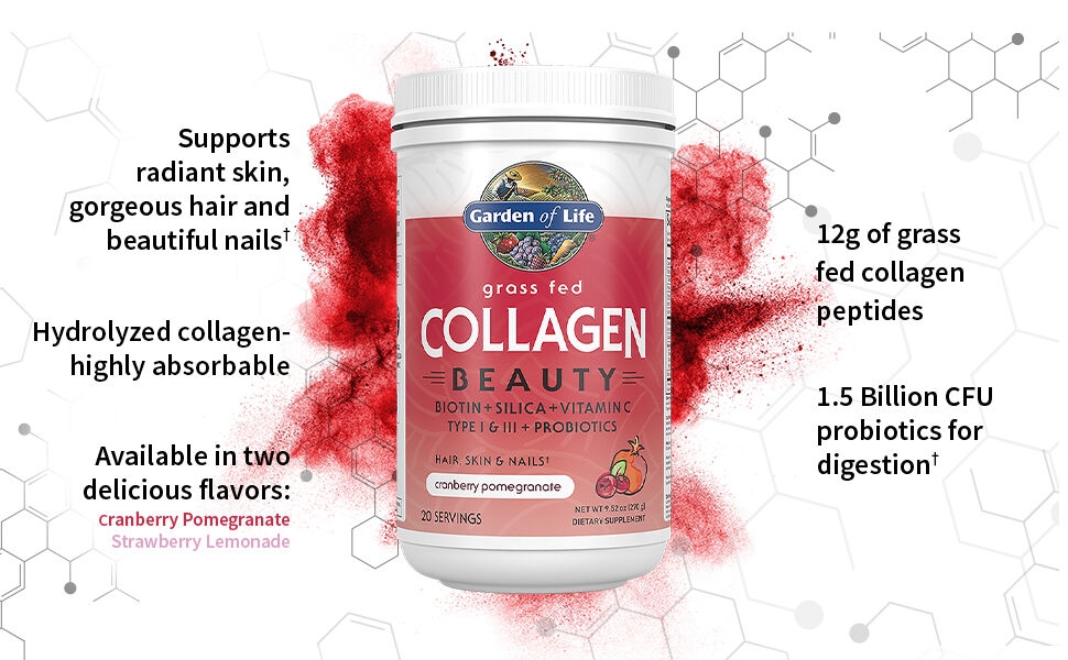10g collagen healthy hair skin elasticity nails & joints mobility hydrolized keto paleo gluten free