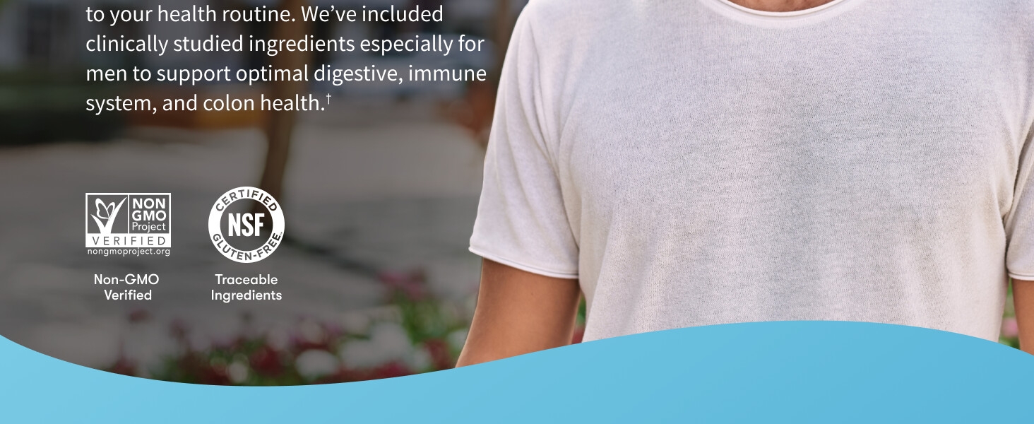 We;ve included clinically studied ingredients especially for men