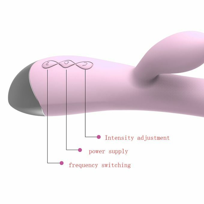 product_image_name-Generic-Rechargeable Bunny Dildo Vibrator Vagina Massager Sex Toy-5