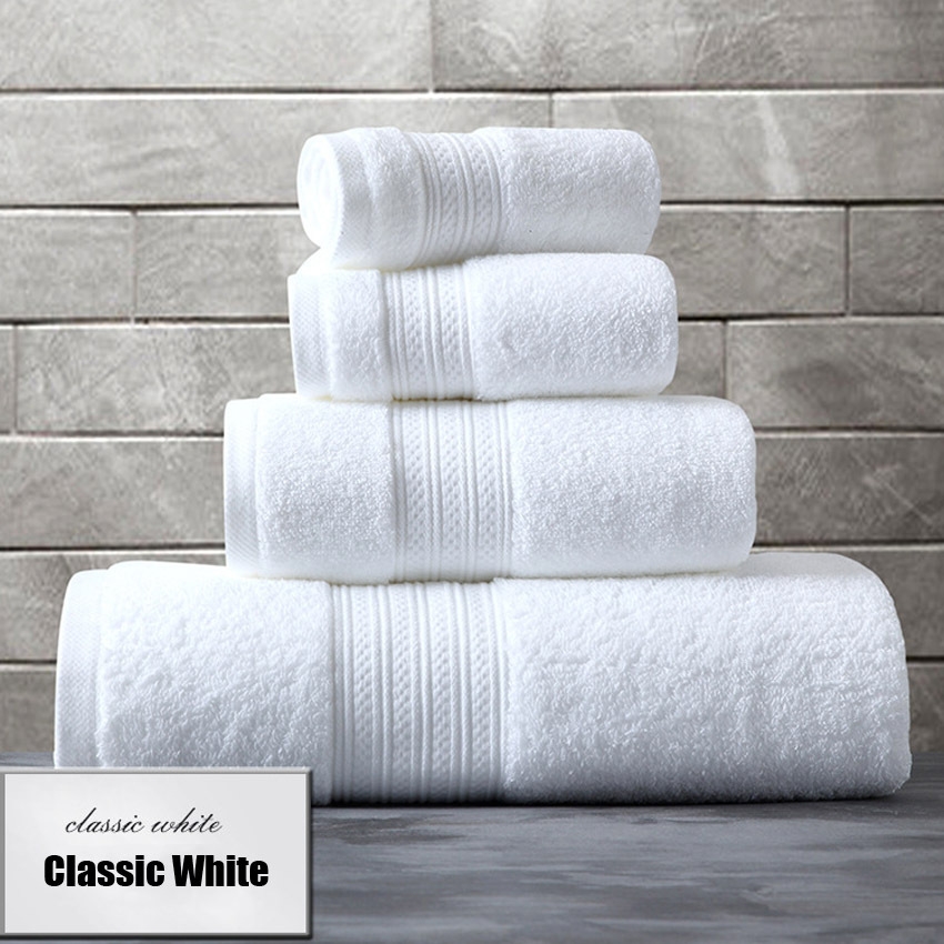 Large Thick Towel Set Solid Color 100% Cotton Bath Towel Bathroom Hand Face  Shower Towels For Adults Home Hotel toalla de ducha