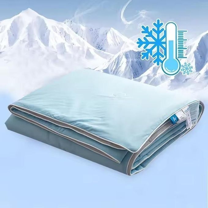 product_image_name-Generic-Couette Climatisée pour l'Été Couverture Rafraîchissante en Soie de Glace de Couleur Unie-1