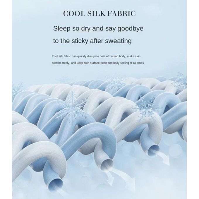 product_image_name-Generic-Couette Climatisée pour l'Été Couverture Rafraîchissante en Soie de Glace de Couleur Unie-4