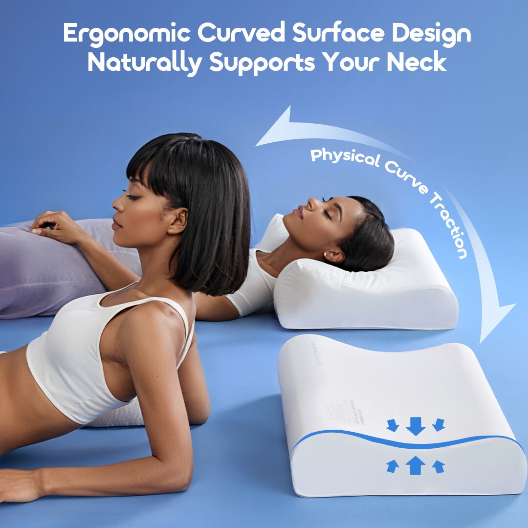 oraimo cloudease sleep pillow OHS-003-5 ergonomic curved