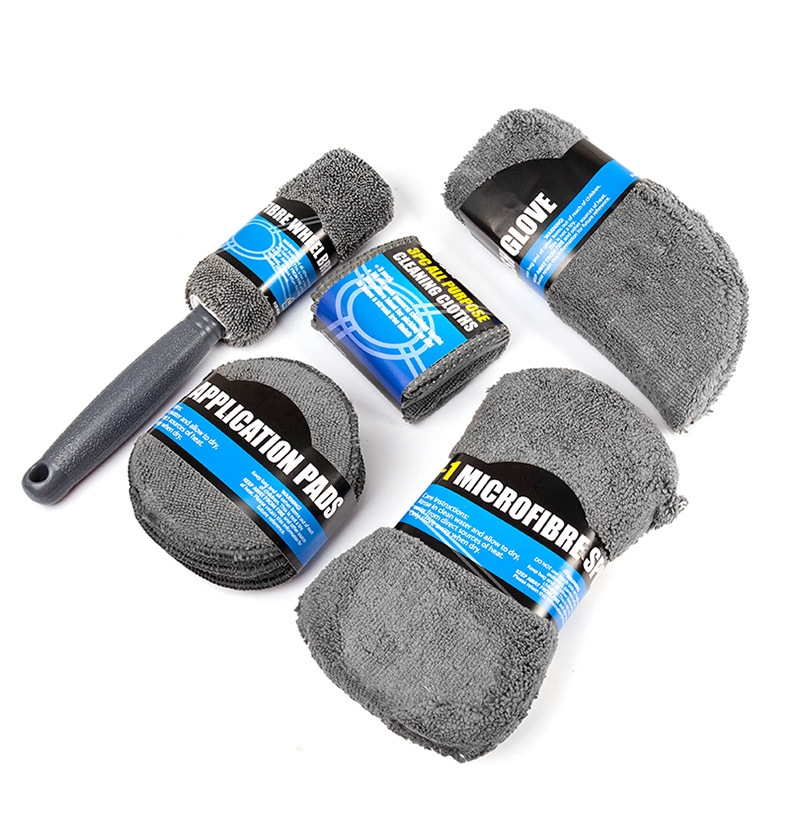 Multifunction Portable 9pcs Microfiber Car Wash Washing Cleaning Tools Set Kit